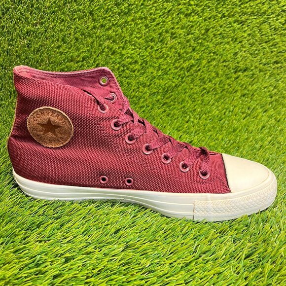 Converse Chuck Taylor All Star Hi Mens Size 8 Red White Casual Shoes Sneakers - Picture 4 of 10